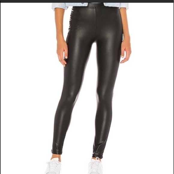 Plush Fleeced Lined Liquid Leggings - Picture 1 of 16